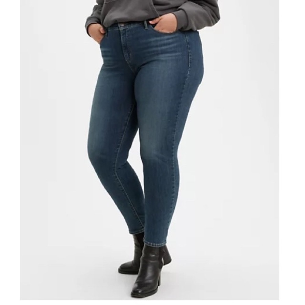 Levi's Premium 311 Shaping Skinny Jeans Maui Views‎ Splash Dark Wash Size 24W
